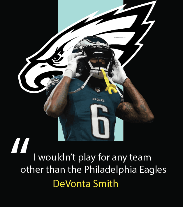 DeVonta Smith Declares Unwavering Loyalty to Eagles: ‘I Wouldn’t Play for Any Other Team’