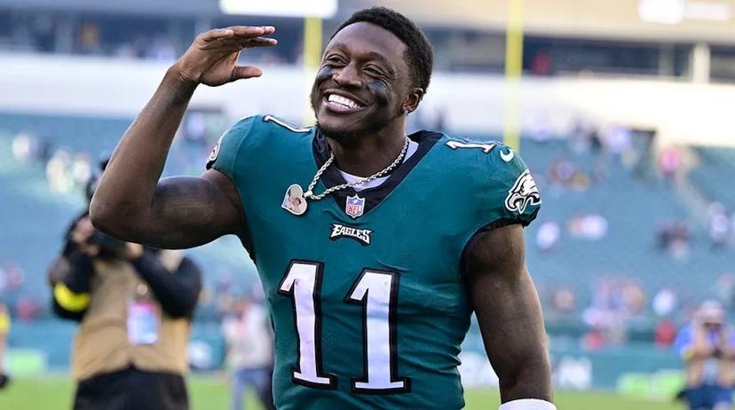 A.J. Brown Sends Heartfelt Thanks After WR1 Ranking, Eagles Fans Feel the Love