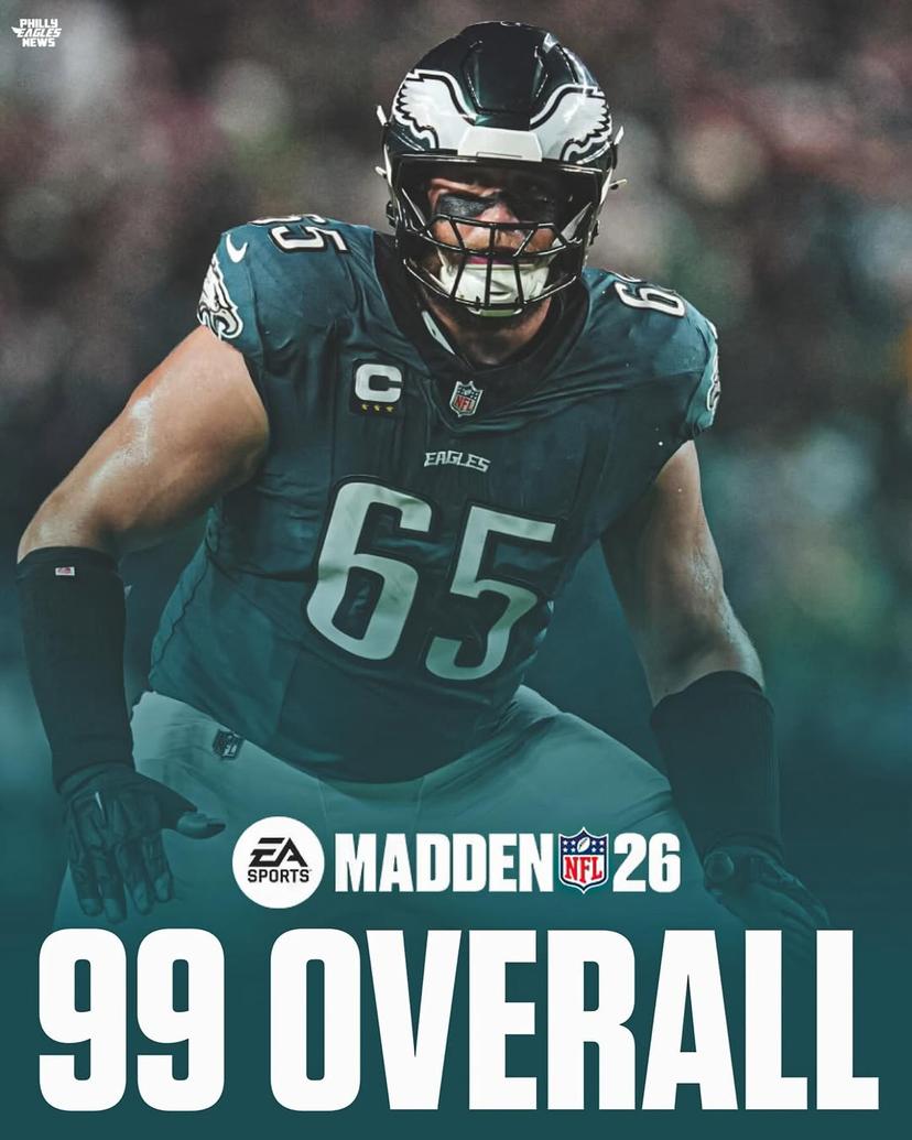 Lane Johnson - The Best Offensive Lineman in the Game, and the Number 99 in Madden NFL Isn't Just a Number, It's His Overall. Who Will Replace Him?