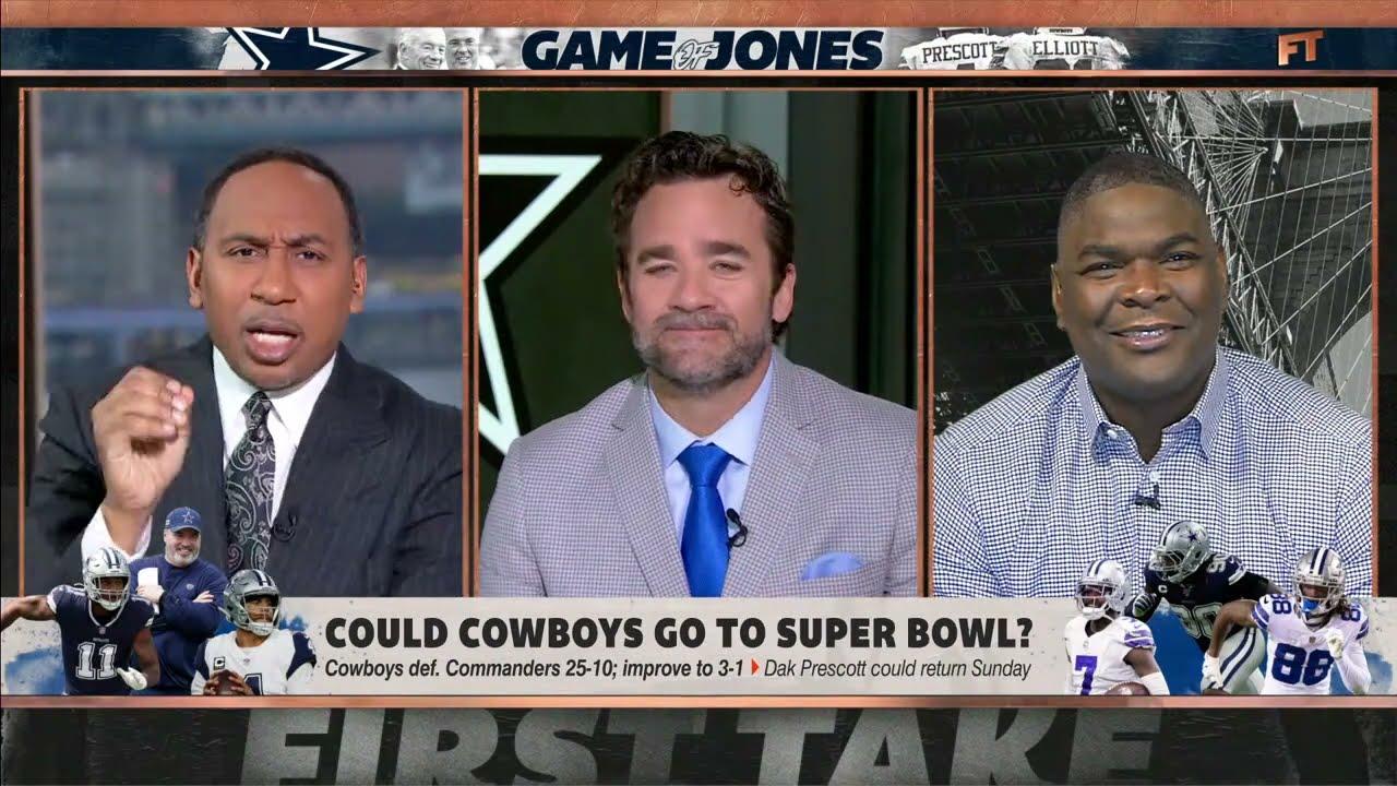 Stephen A. won't be convinced that the Cowboys could be legit Super Bowl  contenders 😫 | First Take - YouTube