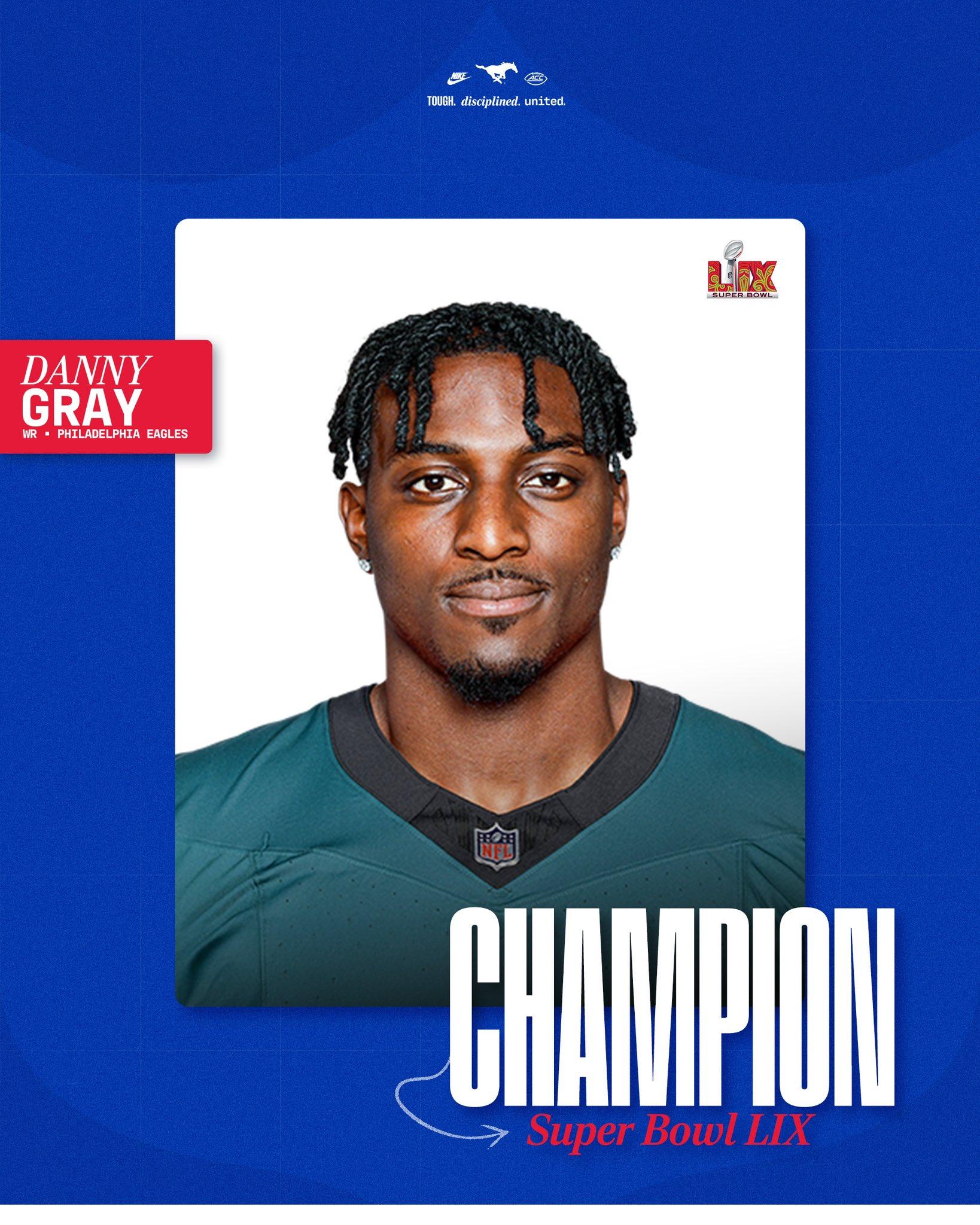 SMU Football on X: "Can never take it away from him. Danny Gray is a Super  Bowl Champion! https://t.co/gnFOqWwk5O" / X