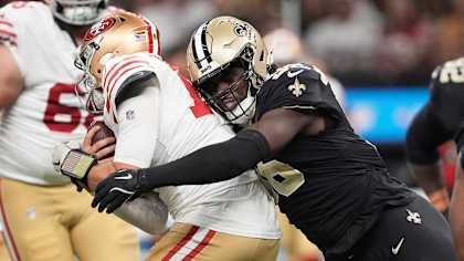 Carl Granderson tracks down Mac Jones for 4-yard sack | Saints-49ers Highlights | 2025 NFL Week 2