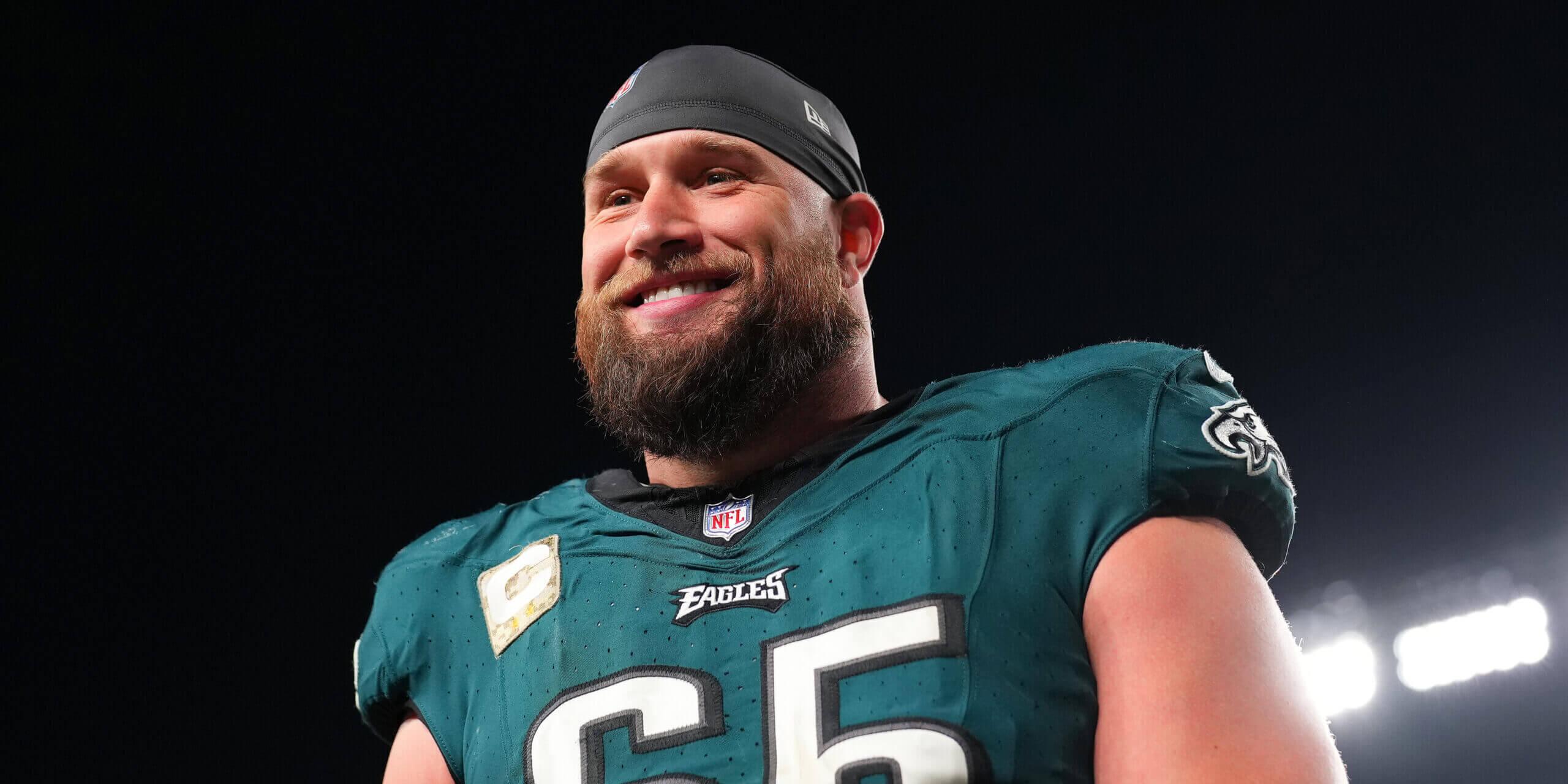 Out of the darkness, Eagles' Lane Johnson can't help but express his gratitude - The Athletic